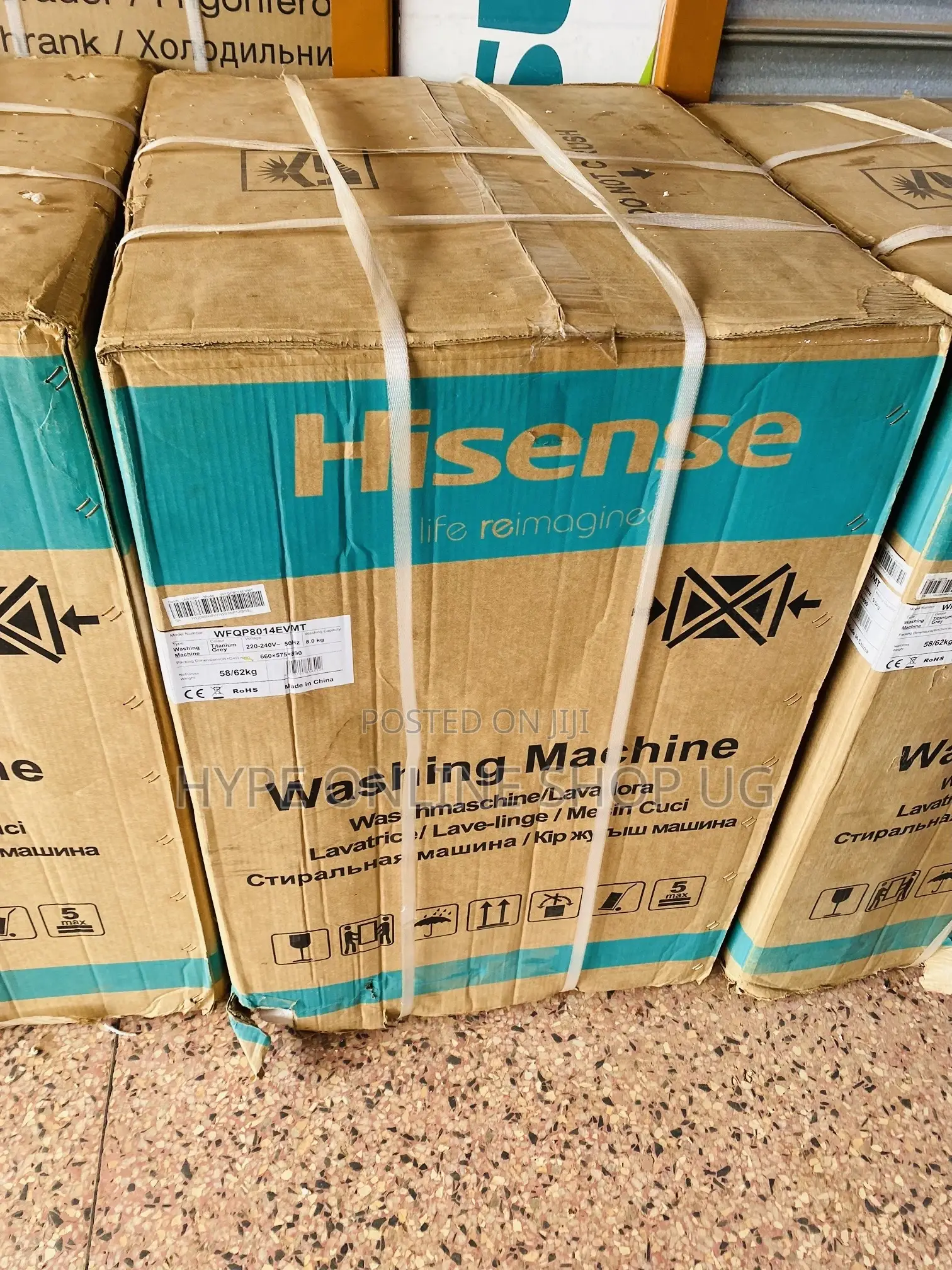 8kg Frontload Hisense Washing Machine