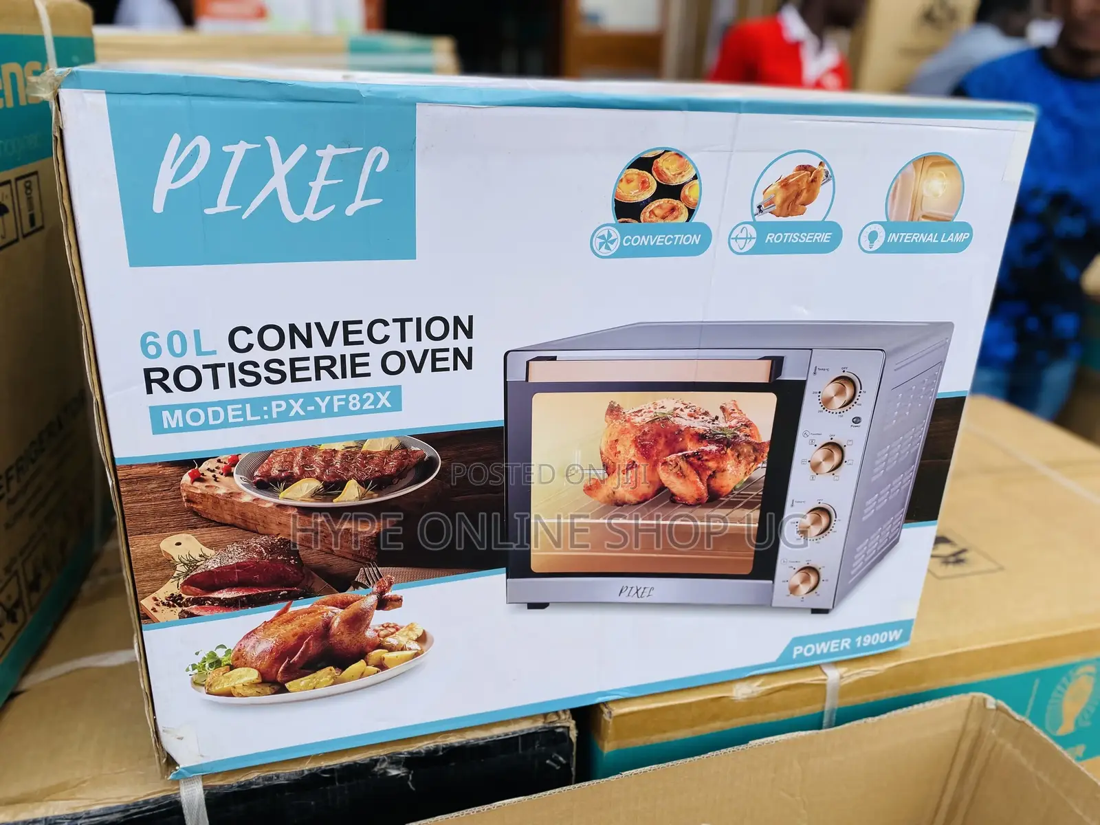 60L Mini Oven, It Roasts Meat and Grills