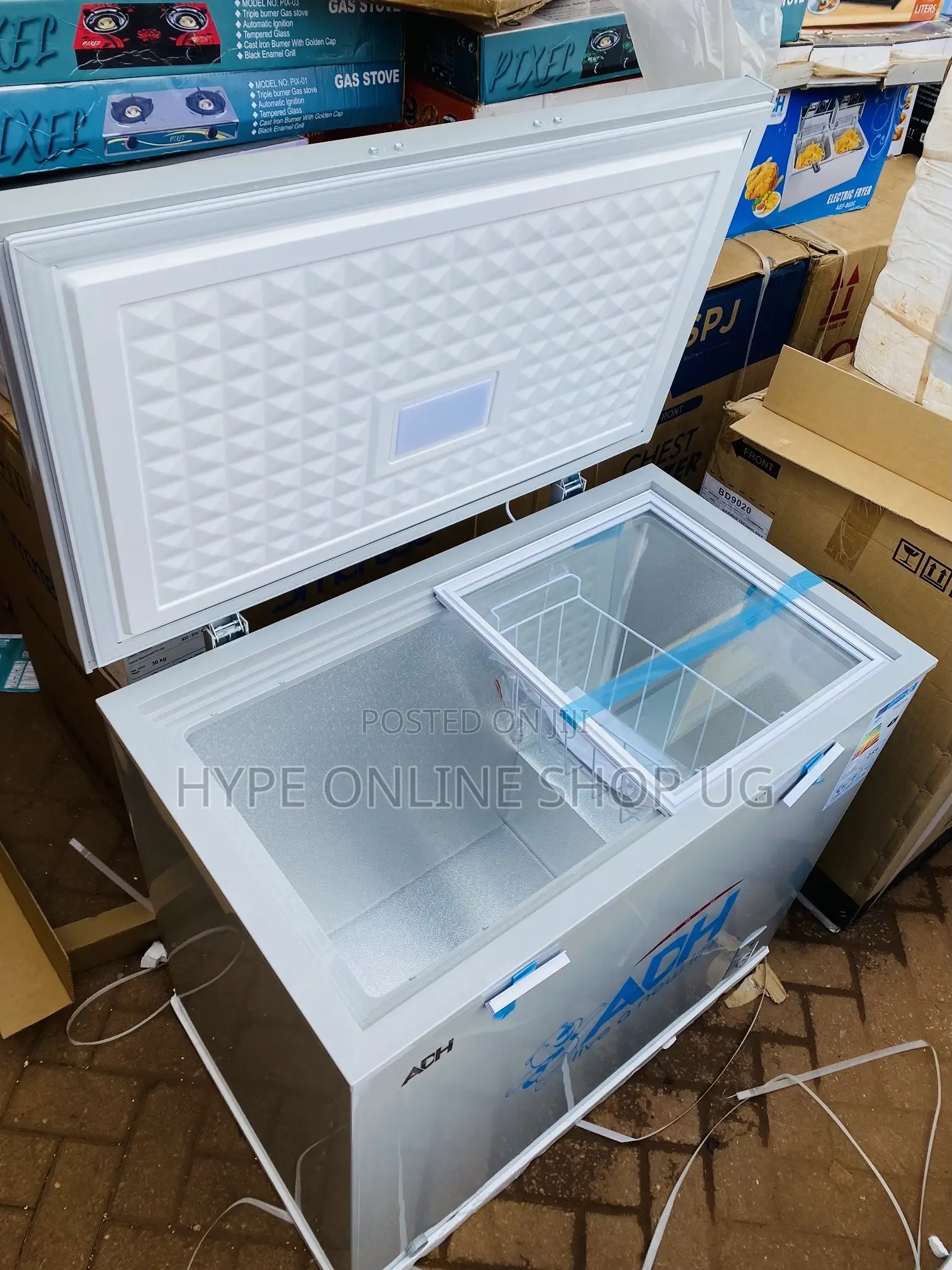 Silver 250L Deep Freezer
