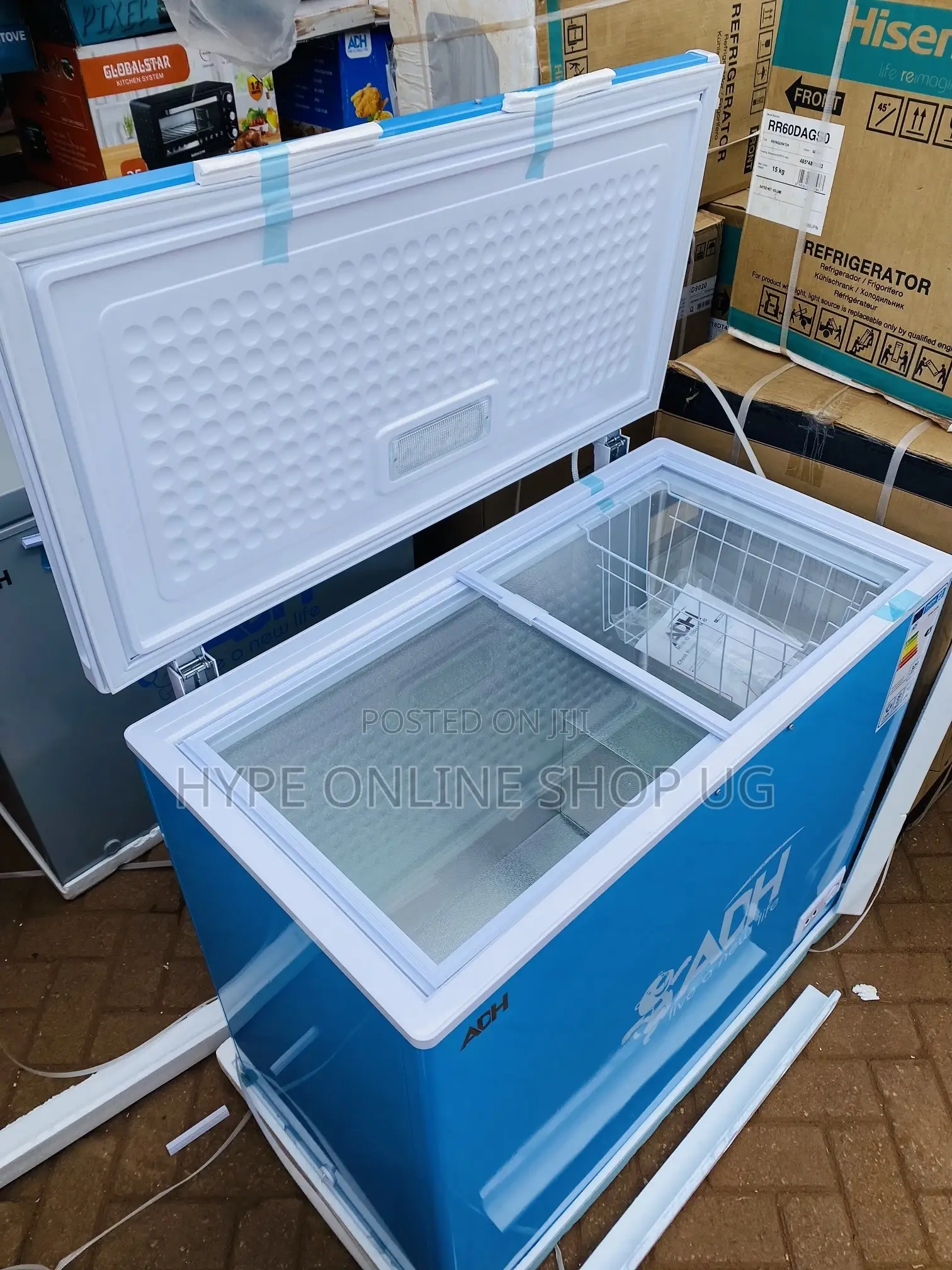 Blue 250L Chest Freezer Fridge