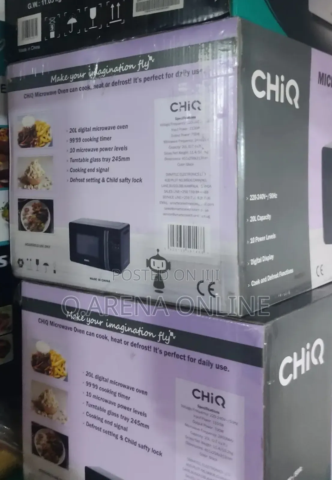 Chiq 20 Litres Microwave Wave