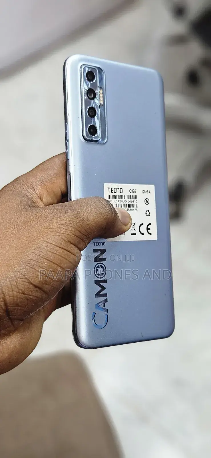 Tecno Camon 17P 128 GB Blue