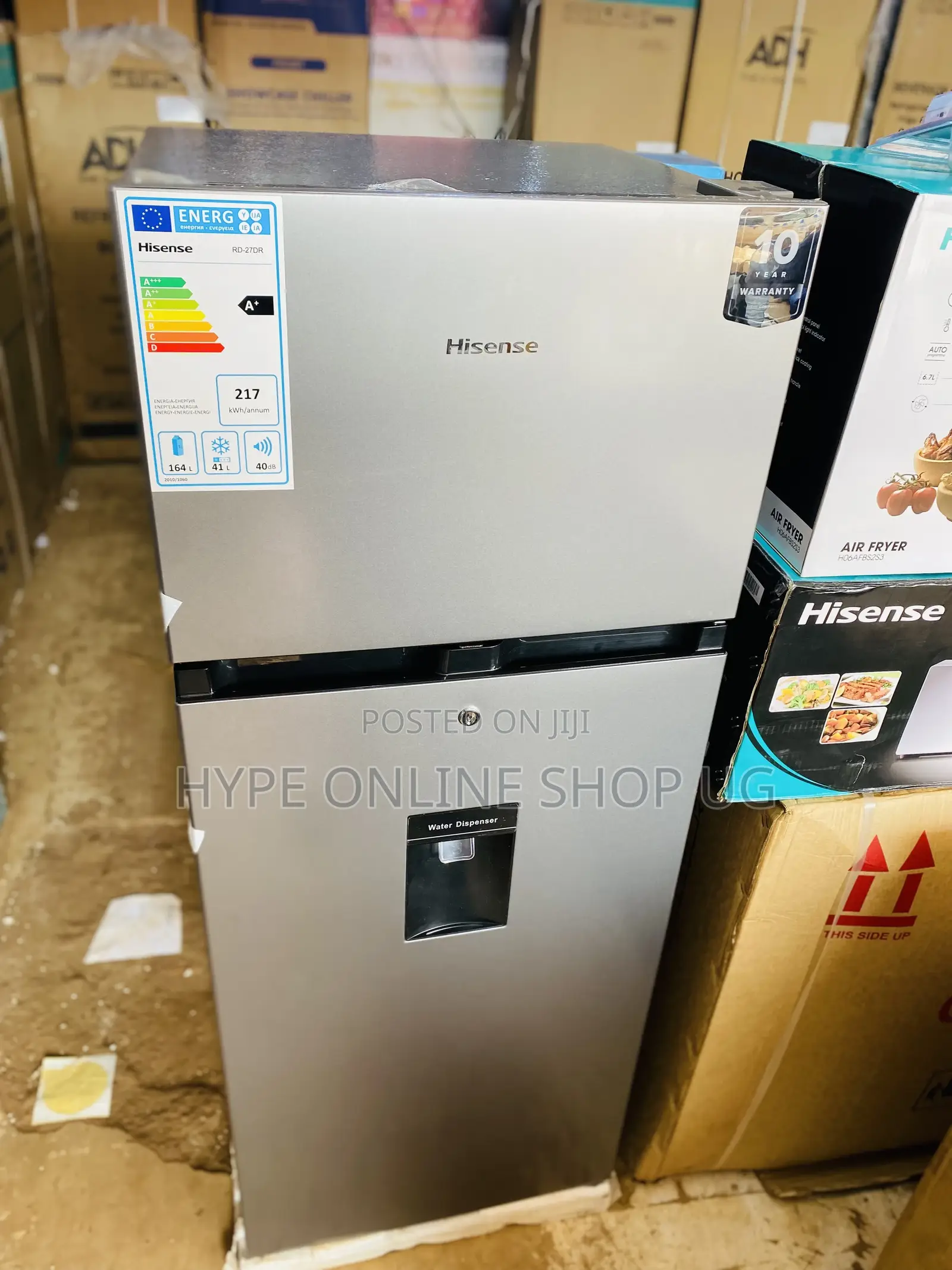 Hisense Double Door 270l Refrigerator