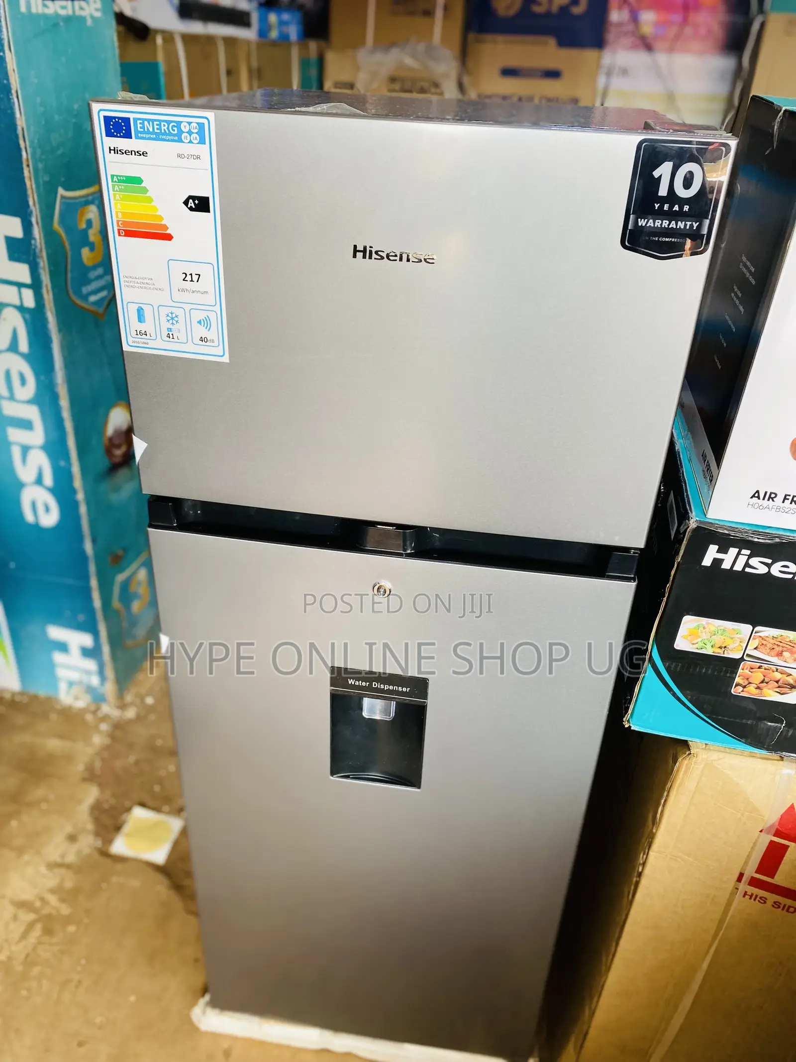 Hisense Double Door 270l Refrigerator
