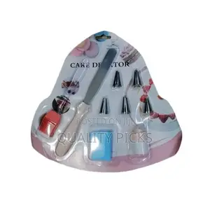 9 Piece Cake Decorating Silicone Spatula Oil Brush SET