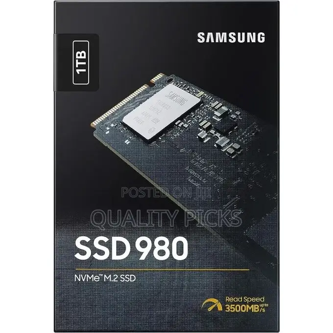 Samsung 980 SSD 1TB Pcle 3.0x4 Internal Solid State Drive