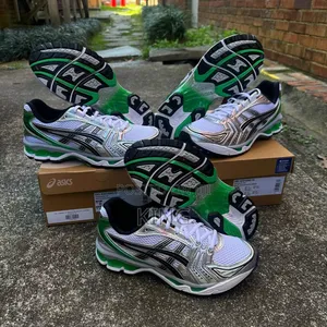Luxy ASICS Gel Kayano 14 Malachite White Green Sneakers