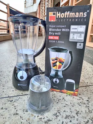 Hoffmans 1.5L 2 in 1 Blender With Grinder
