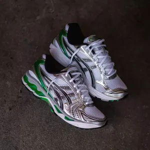 Gentle ASICS Gel Kayano 14 Malachite White Green Sneakers