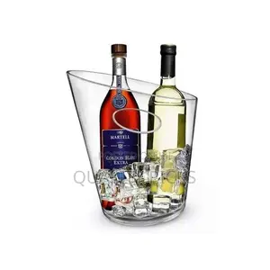 6.5L Acrylic Cooler Beer Wine Champagne Ice Bucket With Lid