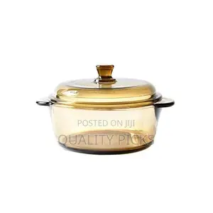 1L Soup Mixing Baking Serving Glass Casserole Dish