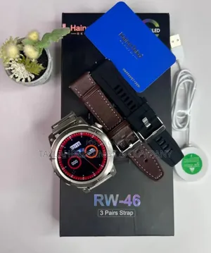 Haino Teko RW 46 Men Smart Watch With 3straps HD AMOLED