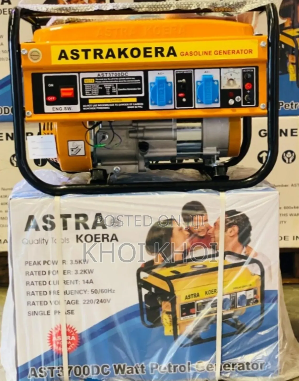 Gasoline Generator Astrakoera 3.8kva