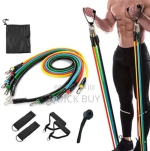 Premium Quality Standard All Exercise Resistance Bands 11pcs