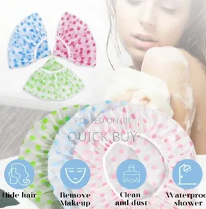 Elegant Bathroom Elastic Waterproof Shower Cap
