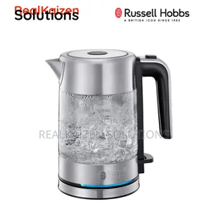 UK RUSSELL HOBBS 0.8L Compact Home Mini Glass Kettle