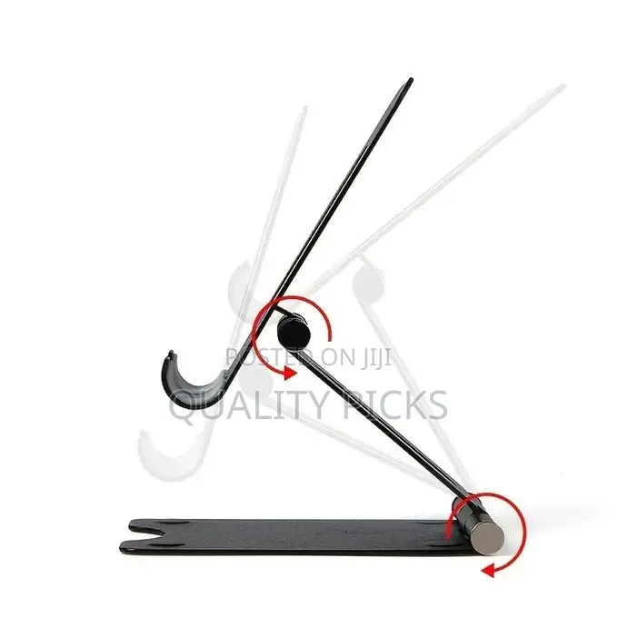 Foldable Rotating Metallic Desktop Phone Stand Tablet