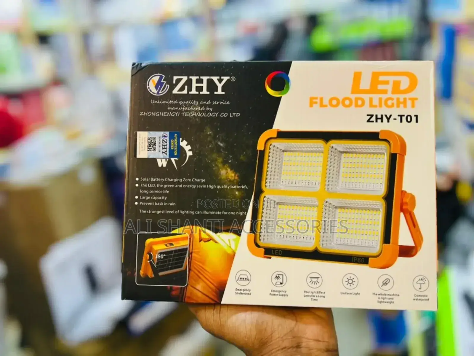 Zhy Solar and Rechargeable Led Light