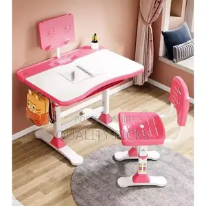 Kids Desk and Chair Set Height Adjustable Student Writing