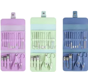 Stainless Manicure Set Professional Nail Clippers Kit 16pcs