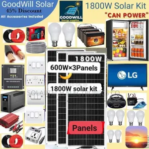 1800W Solar Energy System Full Package/Sunrise Solar