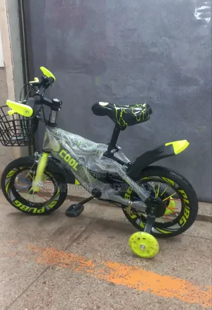 Kids Bicycle Black Green