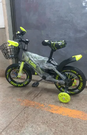 Kids Bicycle Black Green
