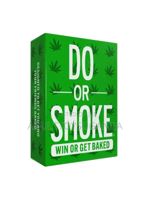 Do or Smoke Party Card Game for Smokers and Stoners