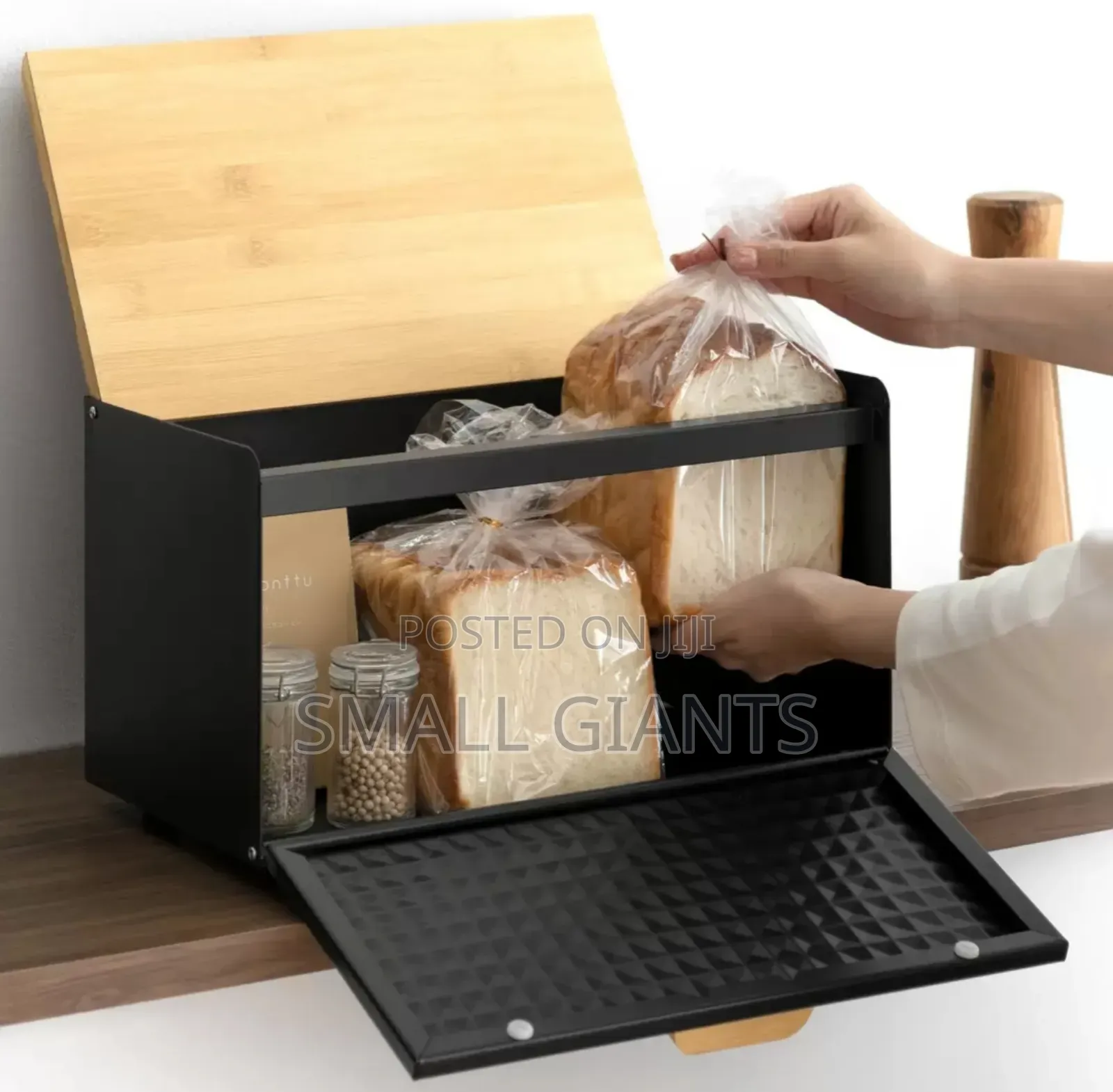 Double Opener Bread Box