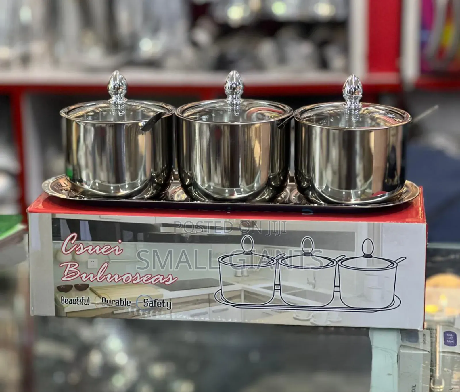 Stainless Steel Seasoning Storage Containers