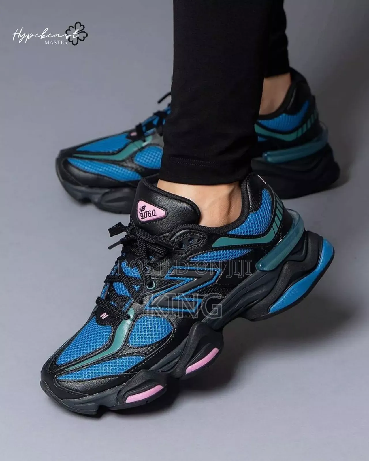 Factual New Balance 9060 Agate Blue Sneakers