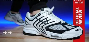 Verified Nike Men's Air Pegasus 2K5 White Sneakers