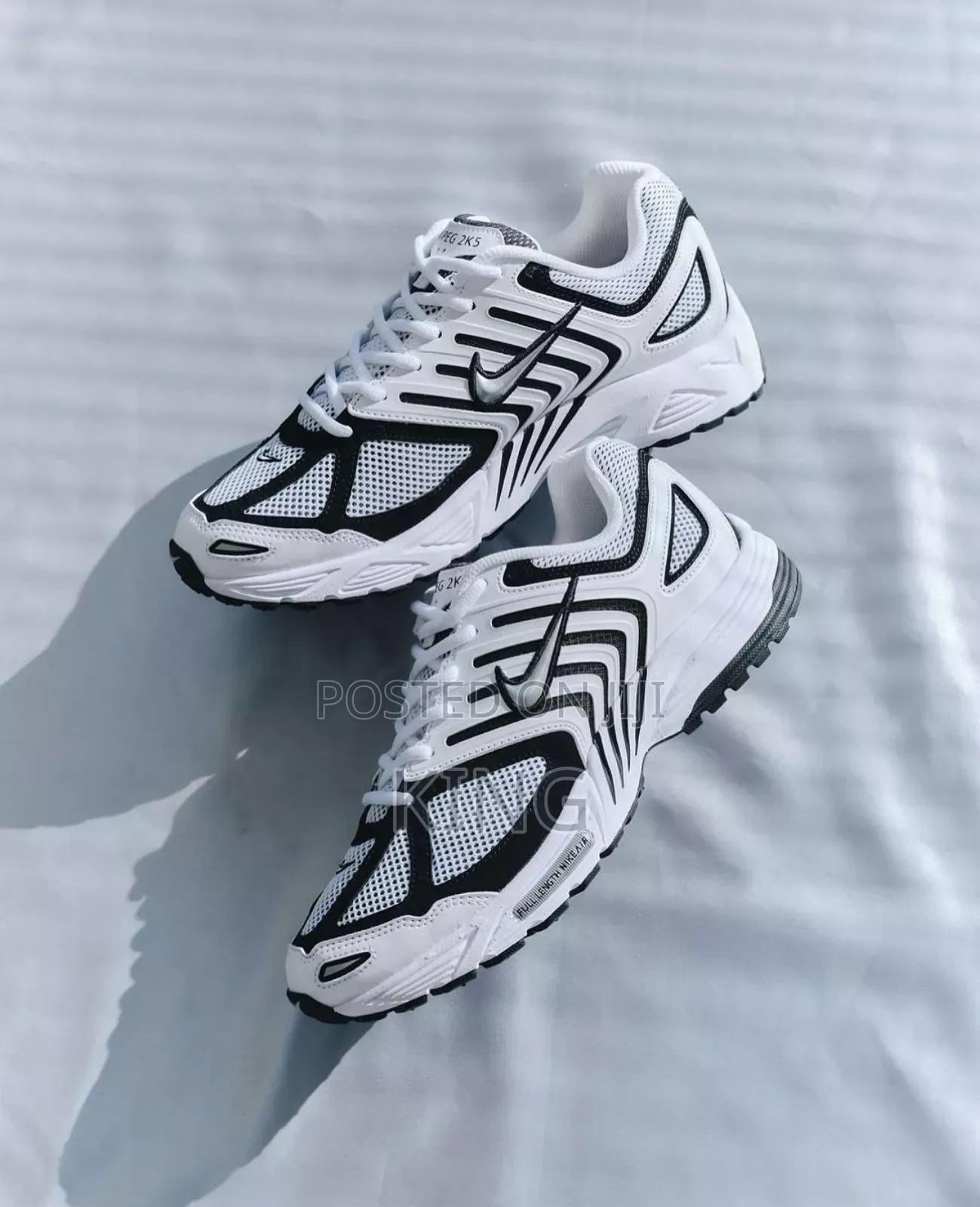 Loftus Nike Men's Air Pegasus 2K5 White Sneakers