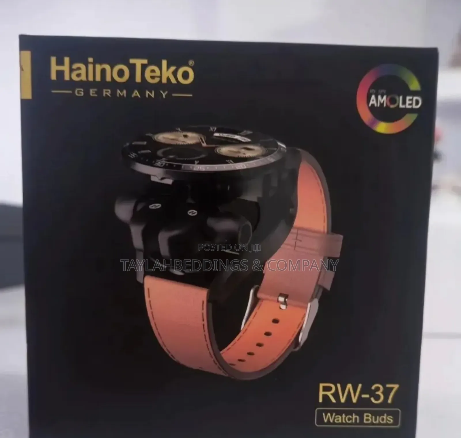Hainoteko Germany RW37 Watch Buds With AMOLED Display
