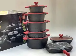 New Aluminum Die-Cast Cookware Set (14pcs)