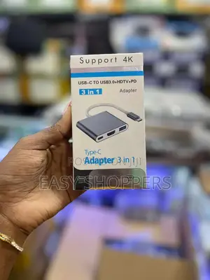 USB C to HDMI Multiport Adapter,3-in-1 Type-C Hub
