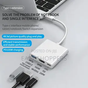 Usb-C to Usb3.0+hdtv+pd
3 in 1 Adapter