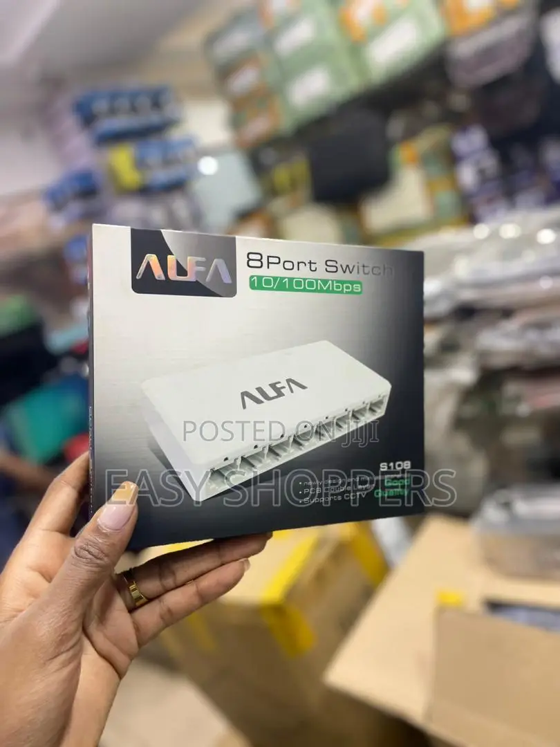 Alfa Net S108 8 Port Ethernet Switch 10/100 MBPS