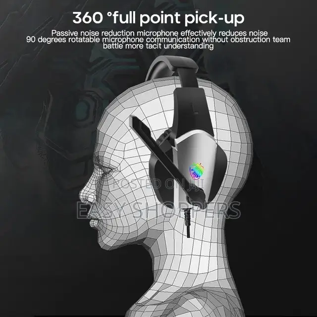 A1 Wired Gaming Headset Professional RBG Led Light