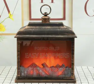Simulated Fireplace Lamp LED Decoration Ornaments Lantern