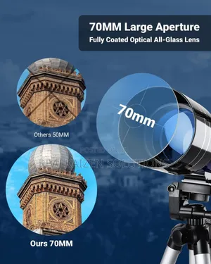 Astronomy Telescope 70mm Aperture With Phone Adapter |Tripod