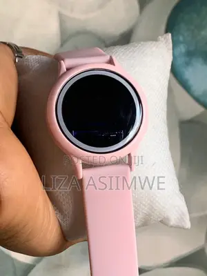 Kids Pink Led Watches (Shows Only Time )