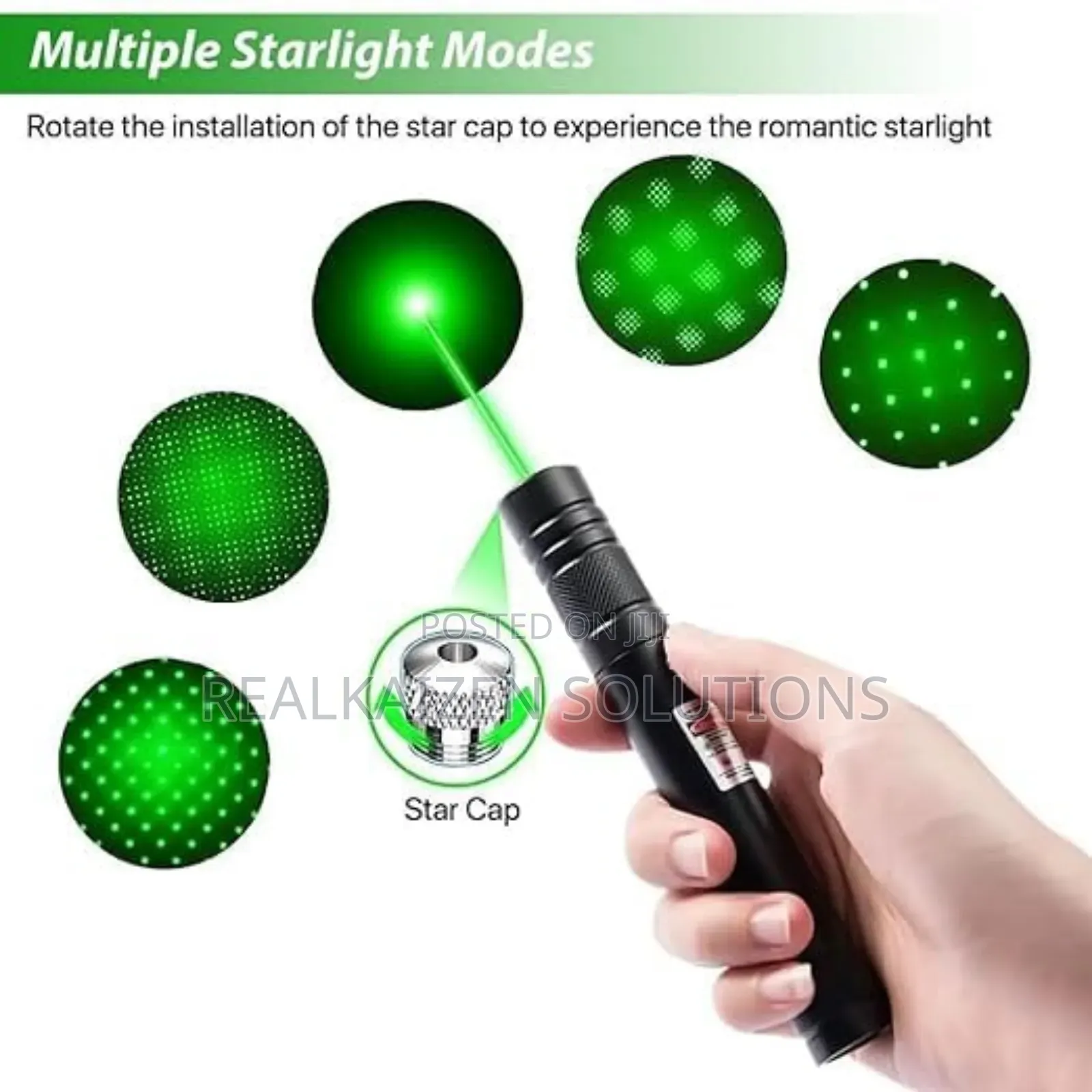 High Power Rechargeable Green Light Laser Pointer