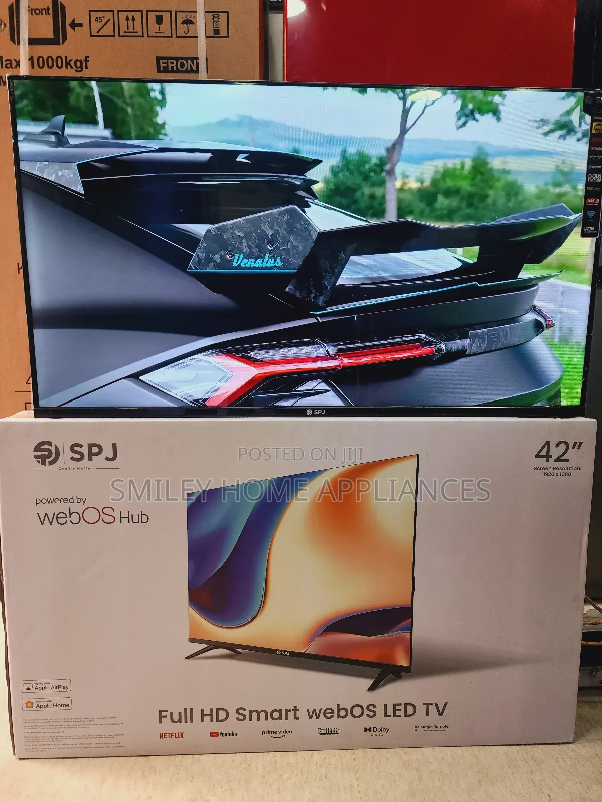 Frameless SPJ Smart TV 42inches