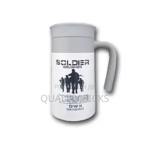 Stainless Steel 500ml Travel Mug - White