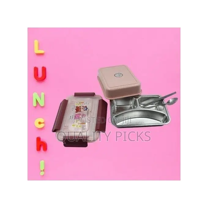 3 Compartment Lunch Box, Portable Food Flask Container