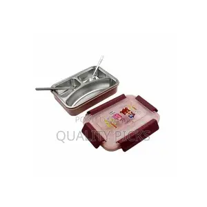 3 Compartment Lunch Box, Portable Food Flask Container