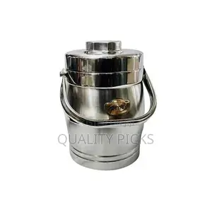 Aulun Stainless Steel Food Flask 2.5 Litres - Silver.