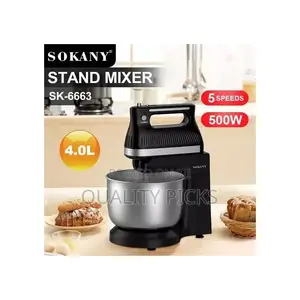 Sokany Professional Stand Mixer With Stainless Steel Bowl