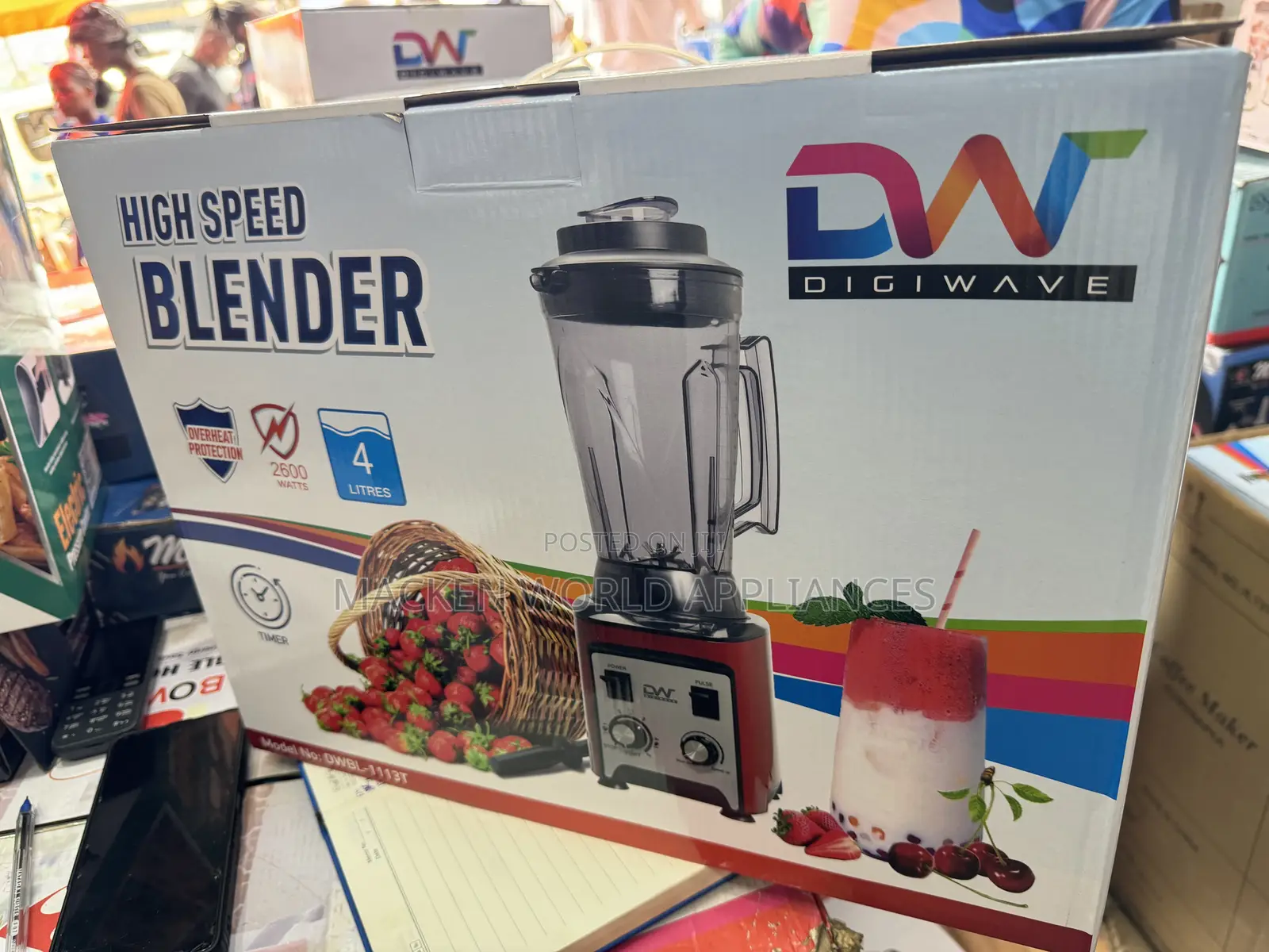 4 Liters DIGWAVE Commercial Blender Original